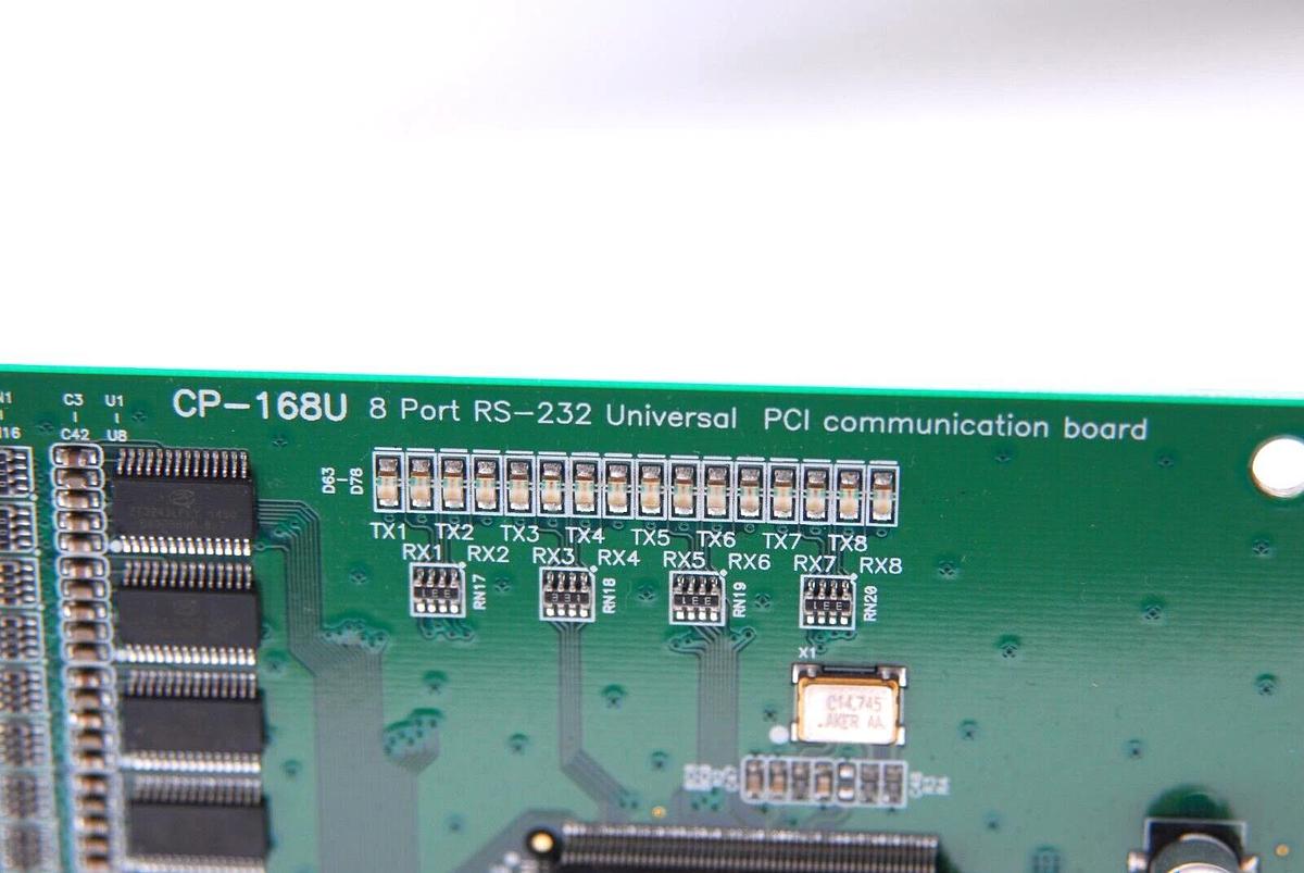 Used Moxa MOXA CP-168U multiport serial card 8 PCI RS232