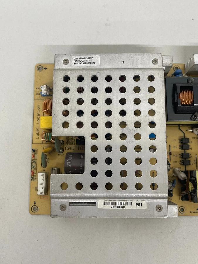 Used ViewSonic 9OC2710201 Power Supply Board (2200242018P)