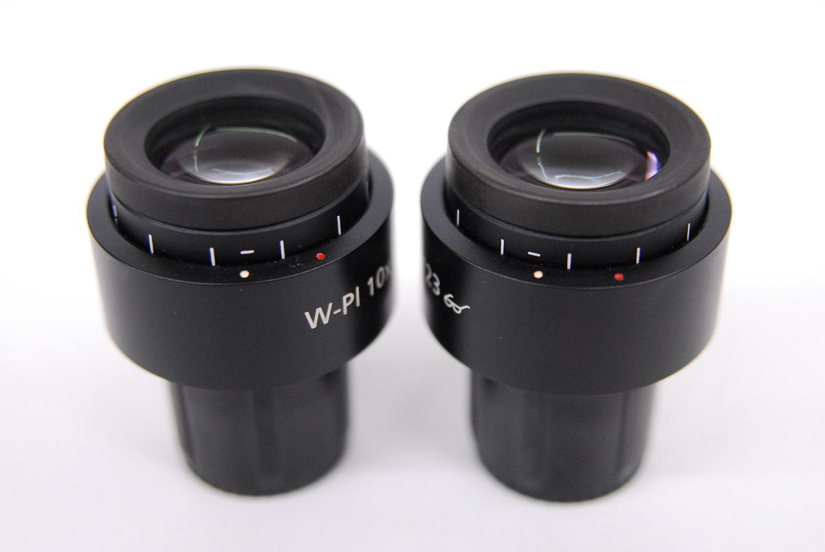 Used Zeiss 45 50 43 W-Pl 10x/23 Microscope Eyepiece Set