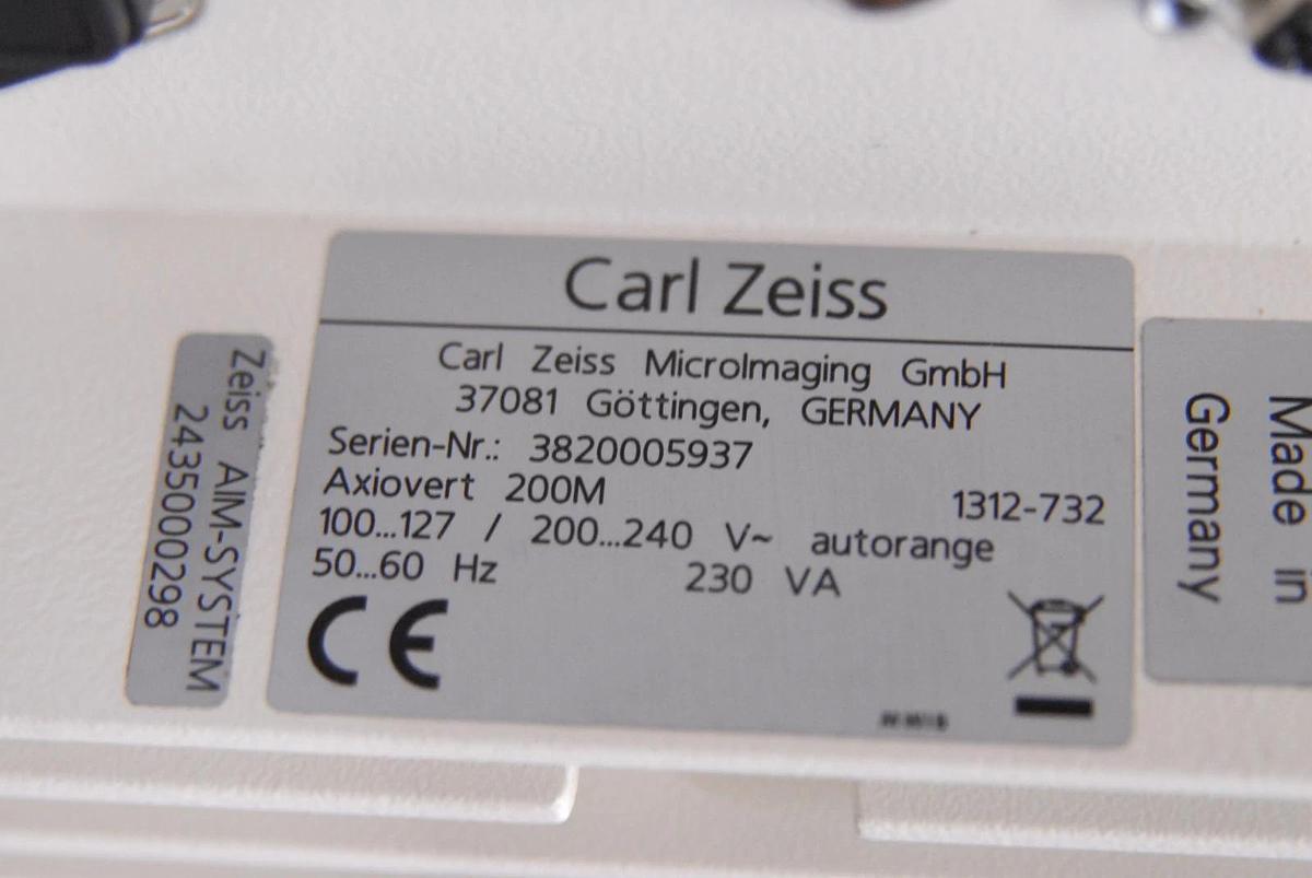 Used Zeiss 1312-732 Axiovert 200M Motorized Base Stand - Read Description - Working