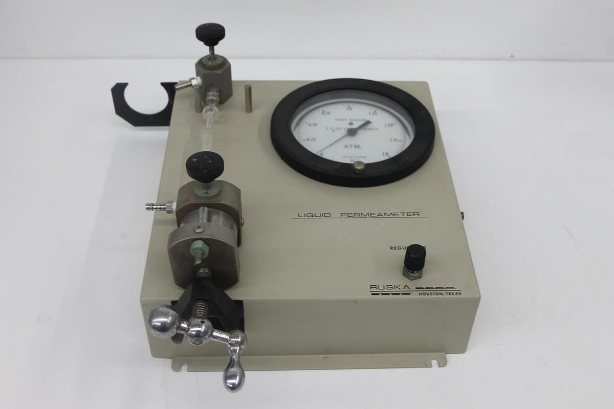 Used Ruska Cat. No. 1013-801 Liquid Permeameter w/ T15110 tube