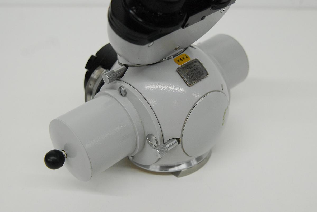 Used Zeiss Universal Microscope Tube Head, Eyepieces, Optovar, Filter Slider