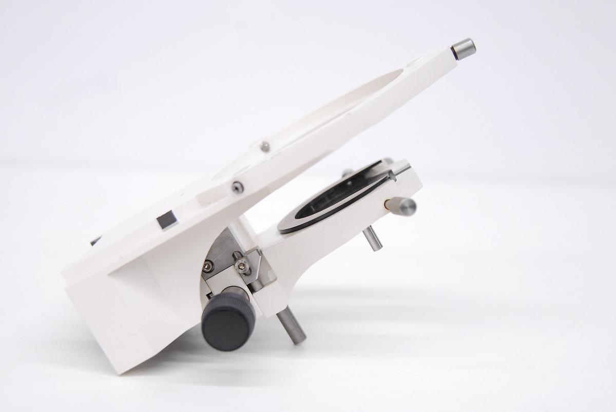 Used Zeiss Microscope 451825 Stage and 451830 Condenser Carrier - Axioplan Axiophot