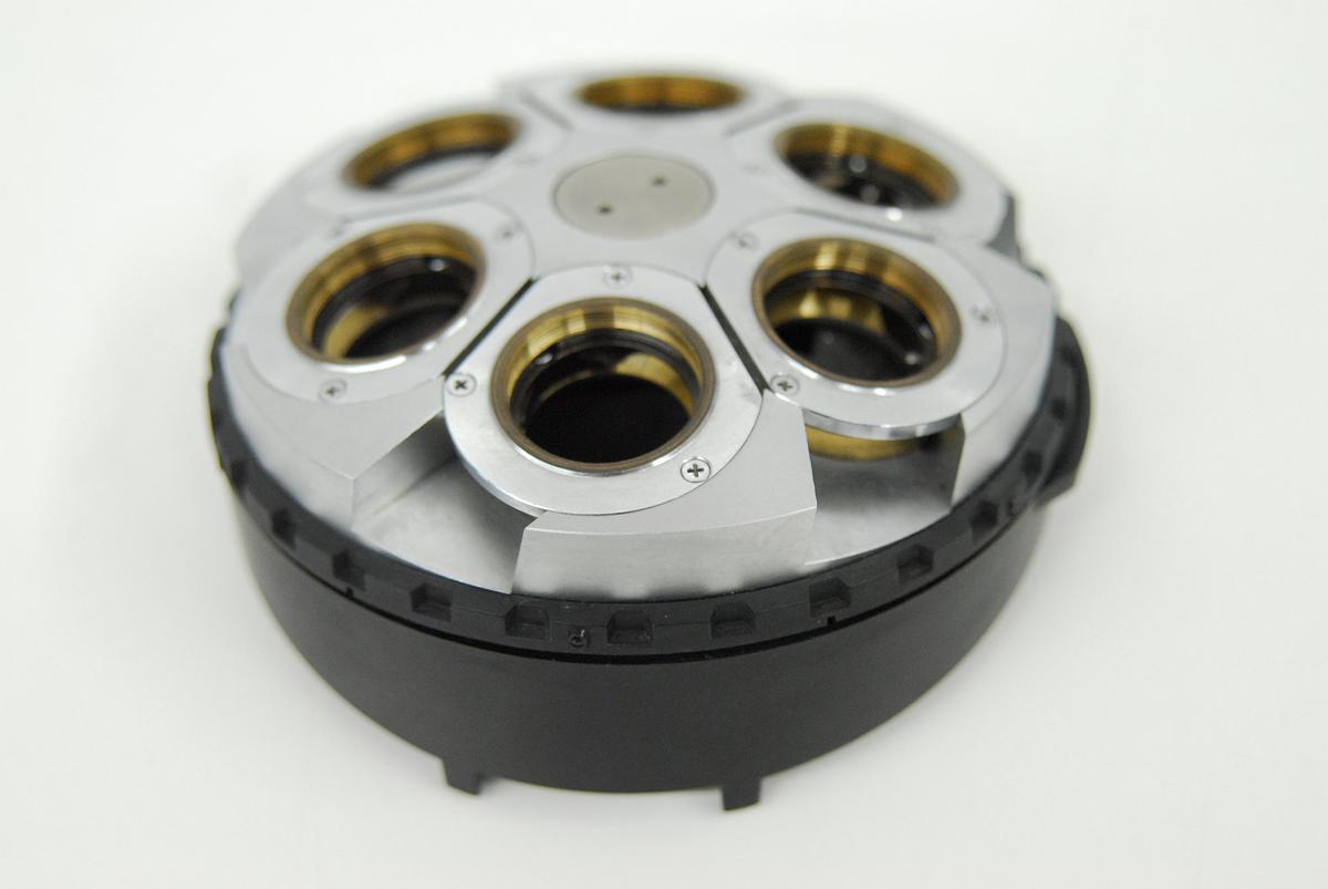 Used Nikon C-ND DIC6 Microscope Nosepiece 6 Position Objective Turret (TE300)