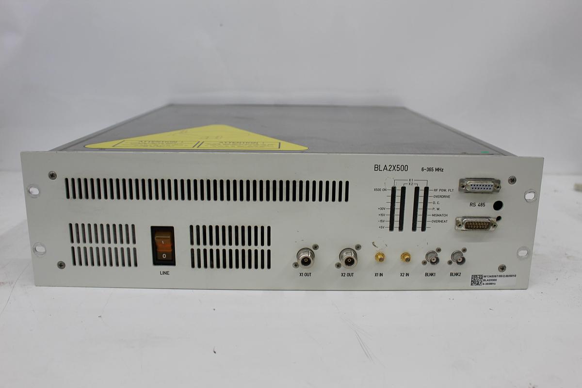 Used Bruker BLA2X500 W1345067 Dual 500W RF Power Amplifier 6-365MHz [NMR Spectrometer]