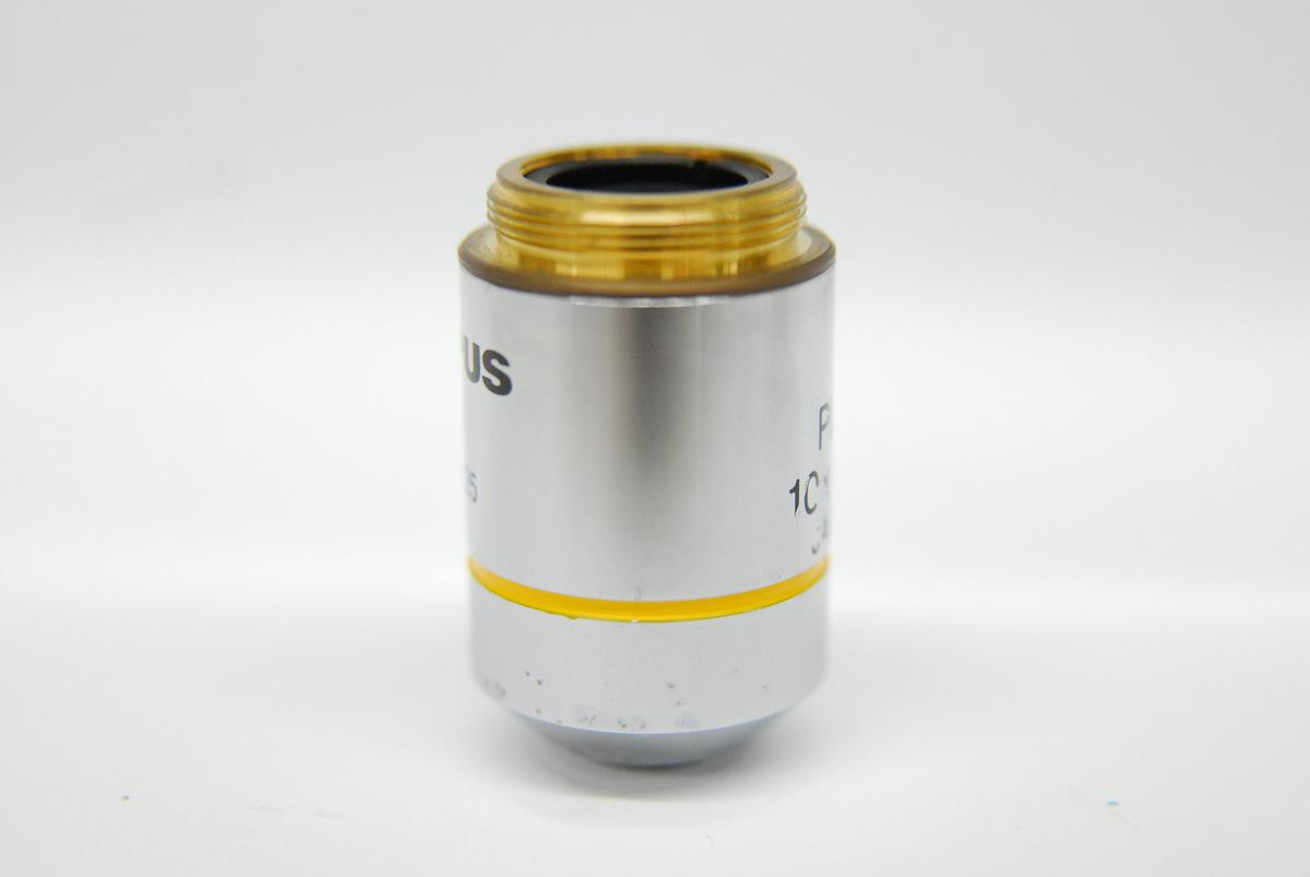 Used Olympus Plan 10x/0.25 ∞/- Infinity-Corrected Plan Achromatic Microscope Objective