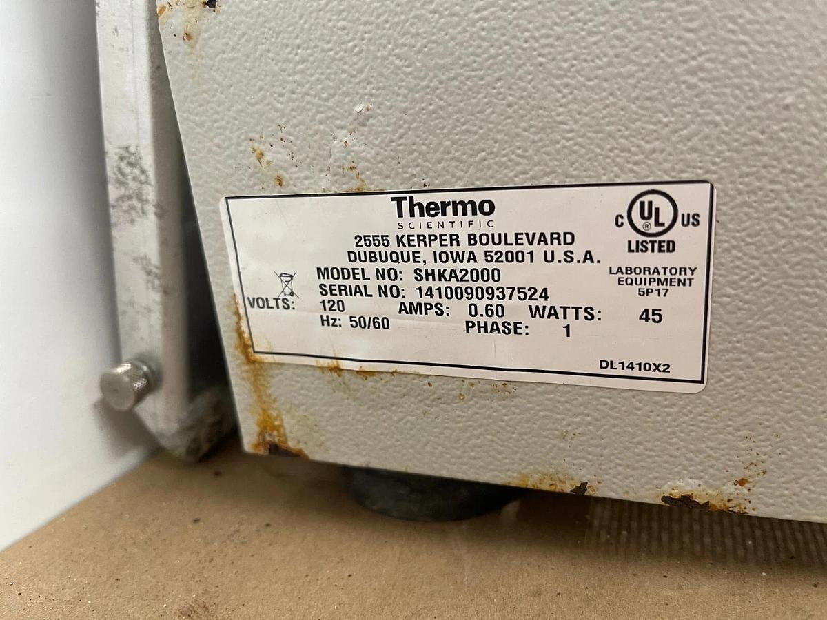 Used Thermo Scientific Orbital Shaker MaxQ 2000 SHKA2000 - For Parts