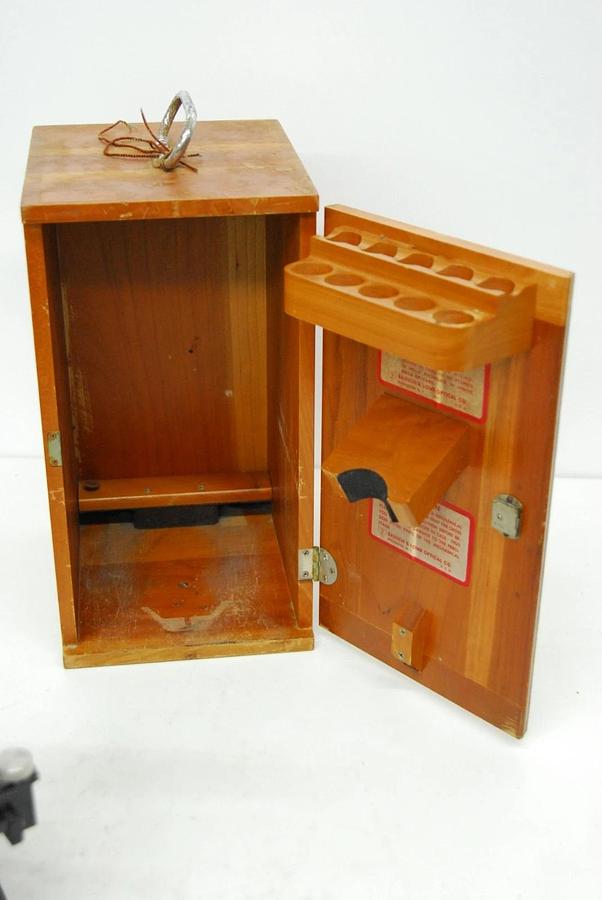 Used Vintage Bausch & Lomb Binocular Microscope W/ 43x/97x Obj/Case/WF 10X Eyepieces