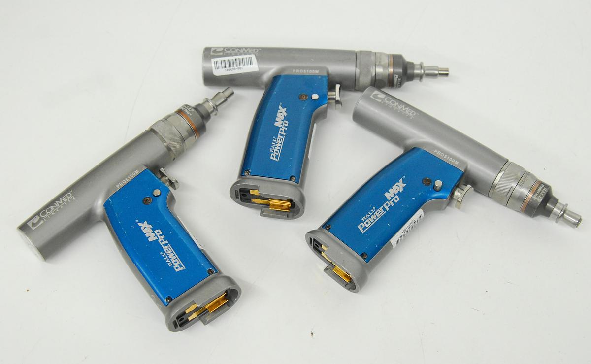 Used ConMed Linvatec PRO5100M HALL MAX PowerPRO Drill Handpiece W/ PRO2038 AO Drill