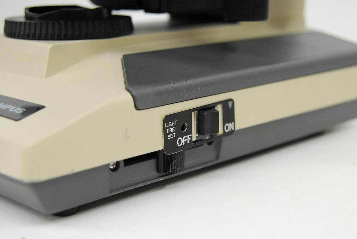 Used Olympus BH-2 BHTU Binocular Microscope W/ DPlan 4/10 Objectives, Light Pre-Set