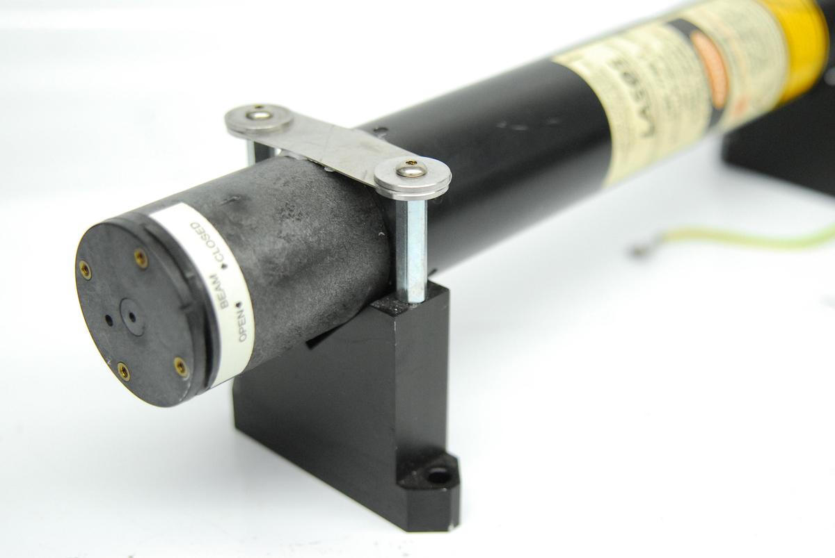 Used Lasos LGK 7786 P He-Ne 543nm Laser Tube Head (Green) w/ LGN 7460 A Power Supply
