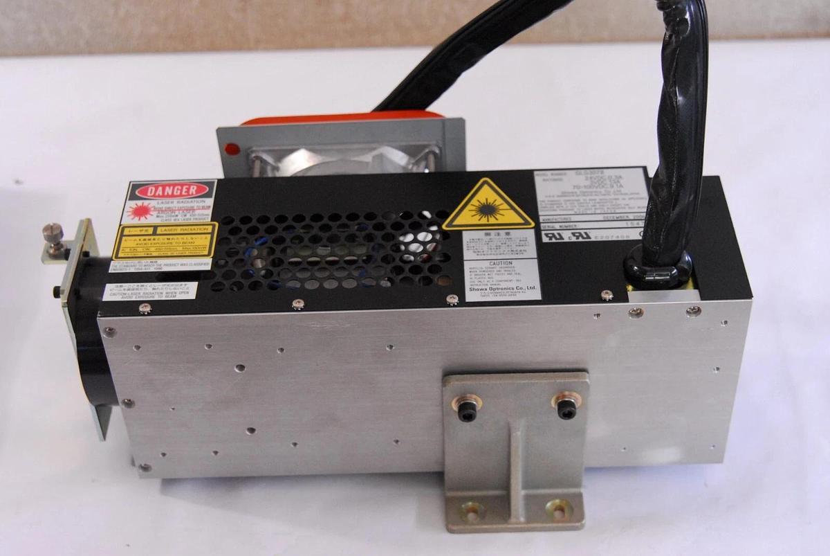 Used Showa Optronics GLG3078 Argon Laser 450-515nm 150mW W/ GLS3078 Power Supply