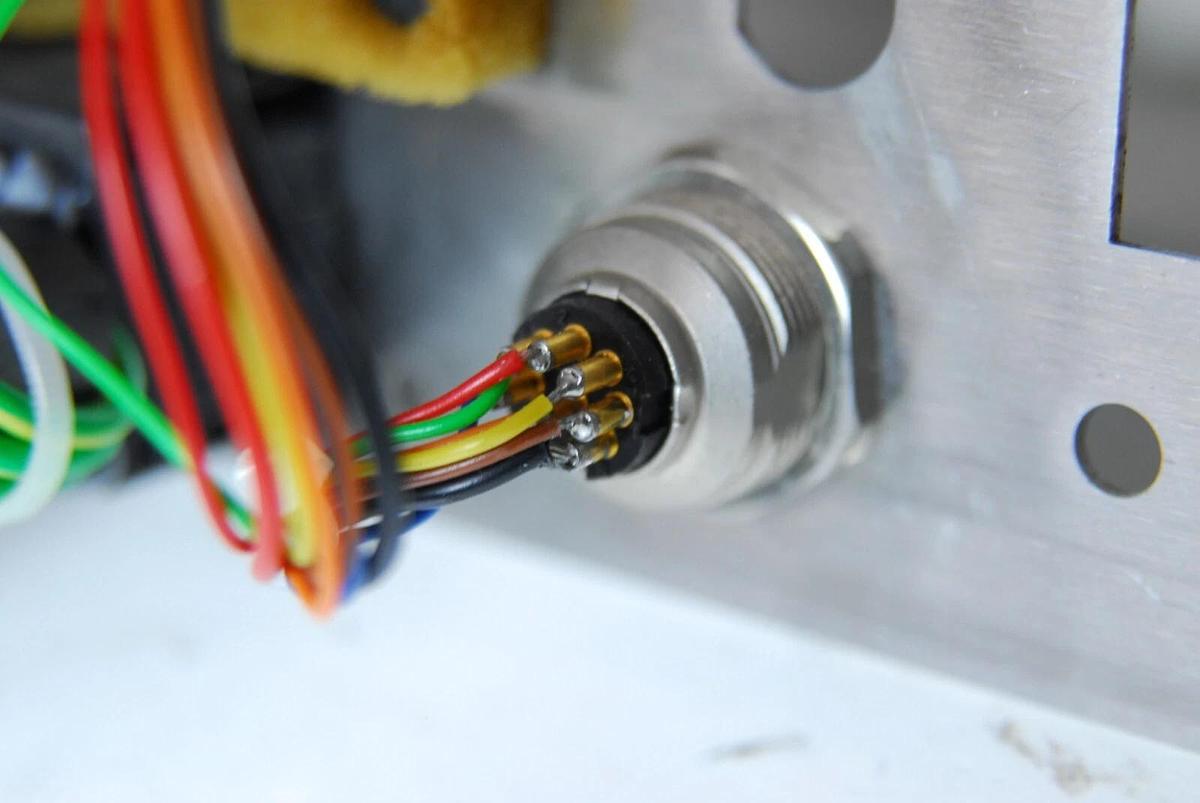 Used Anton Paar MCR 501 I/O Shield W/ Power/Temp Device Plugs, Papst 8412 NGMV Fan