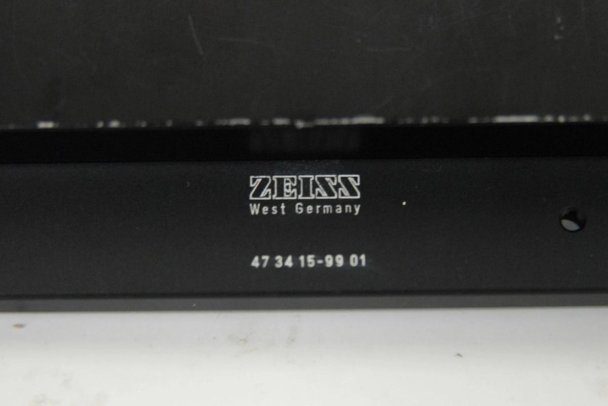 Used Zeiss 47 34 15 Mechanical Stage X-Y Stage W/ Quick Release Stage Carrier