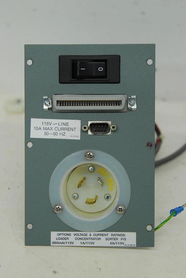 Used Becton Dickinson FACSCalibur Power/IO Assembly W/ Cables