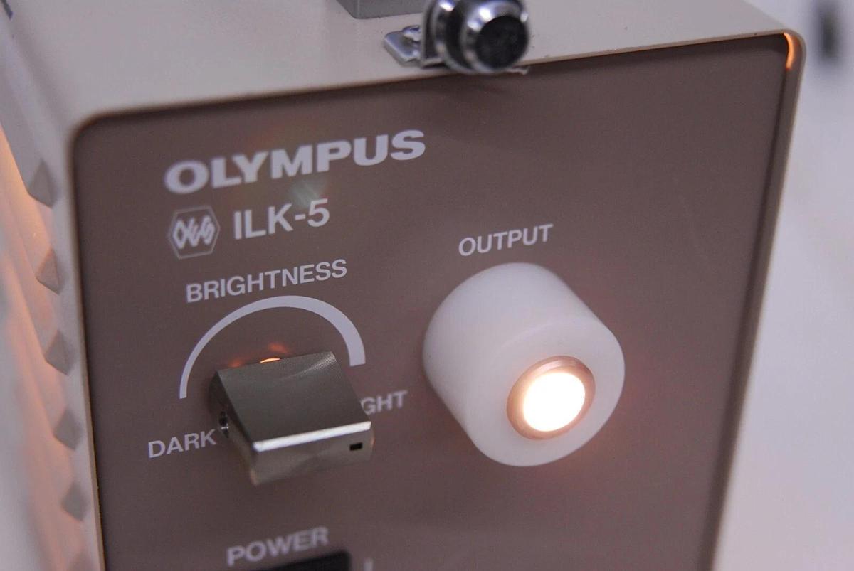 Used Olympus ILK-5 Cold Light Supply Source W/ Extra Bulb- TESTED