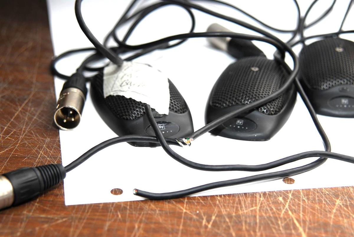 Used Electro-Voice PC Boundary Multi Pattern Boundary Microphones Lot of 3 For Parts