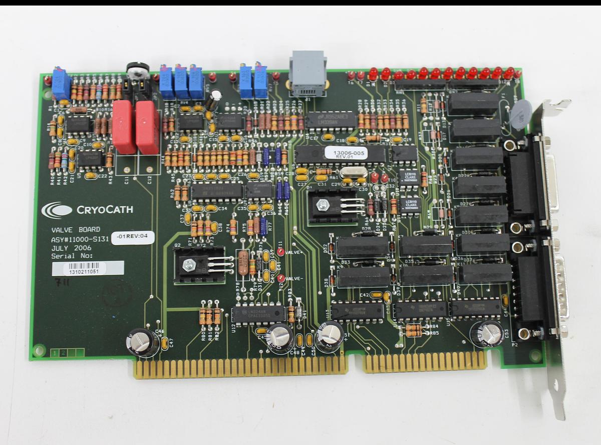 Used Cryocath Valve Board 11000-S131-01 Rev 04
