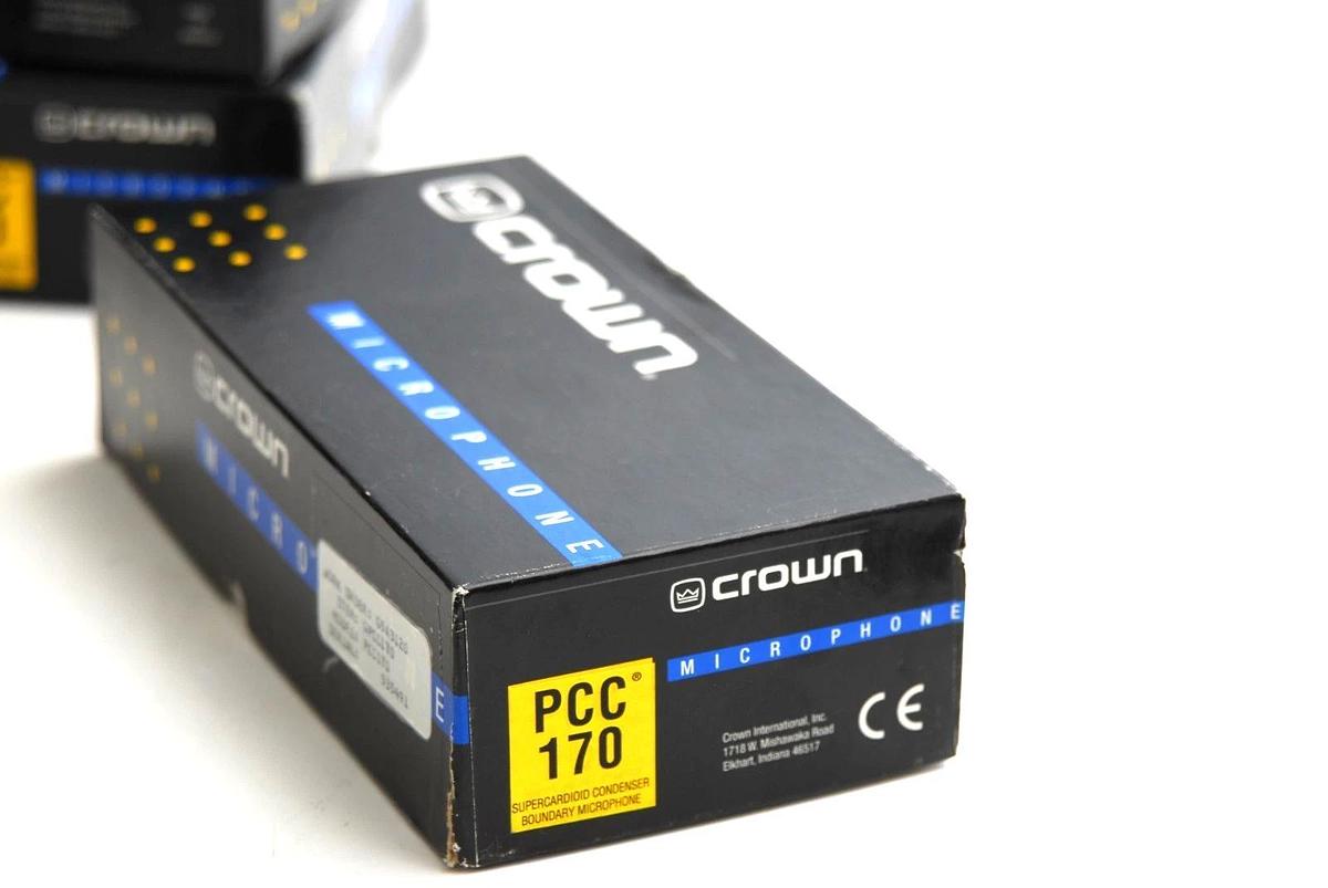 Used Crown PCC-170 Supercardioid Condensor Boundary Microphone Open Box