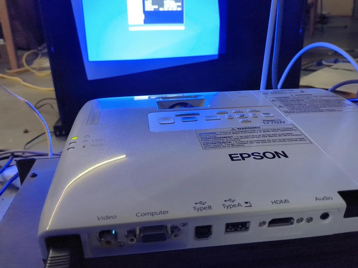 Used Epson Powerlite 1775 Wide Multimedia Projector Model # H363A, for parts
