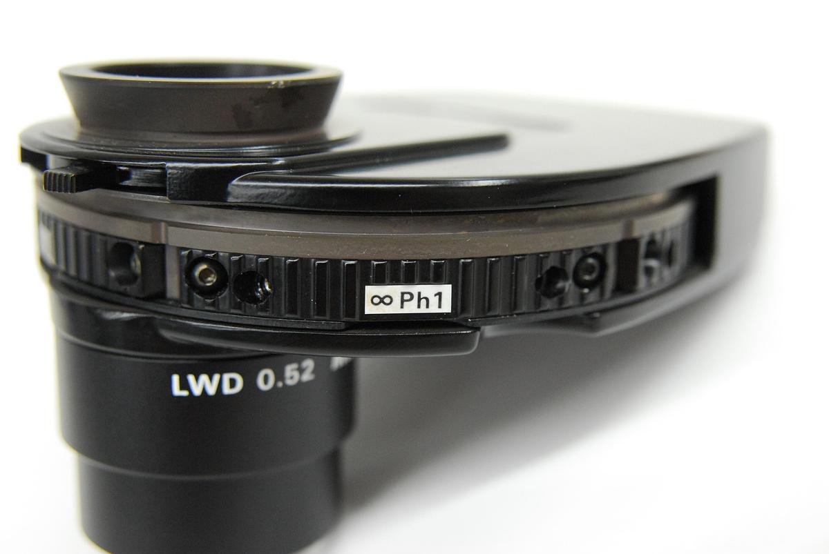 Used Nikon LWD 0.52 Condenser Turret W/ DIC N2 Prism, Ph1/Ph2/Ph3 Annuli
