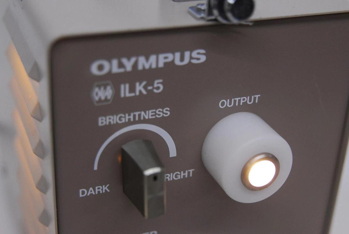 Used Olympus ILK-5 Cold Light Supply Source W/ Extra Bulb- TESTED