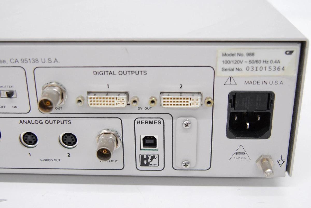 Used Stryker Endoscopy 988 3CHIP Camera System W/ 988-210-122 Camera, Coupler