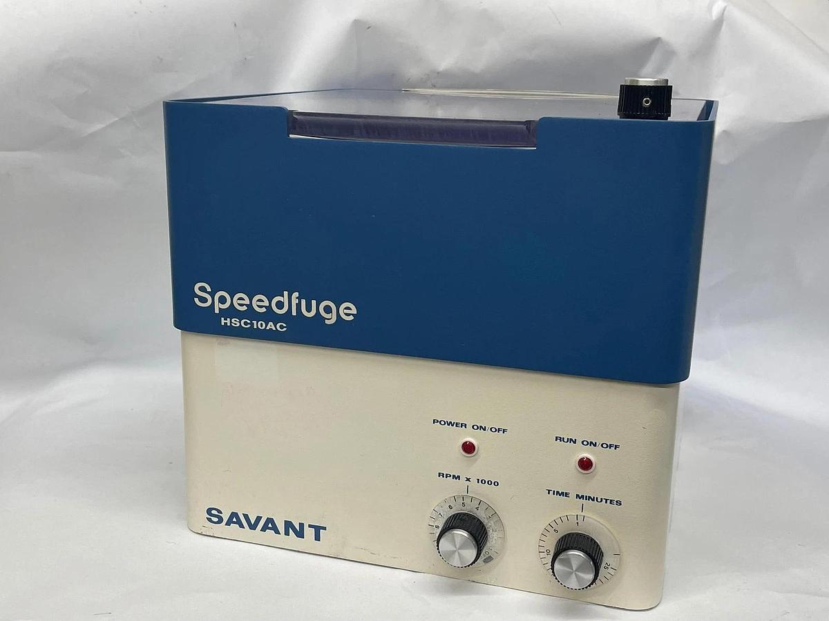 Used Savant HSC10KAC Speedfuge Centrifuge W/ Rotor (Model HSR-36)