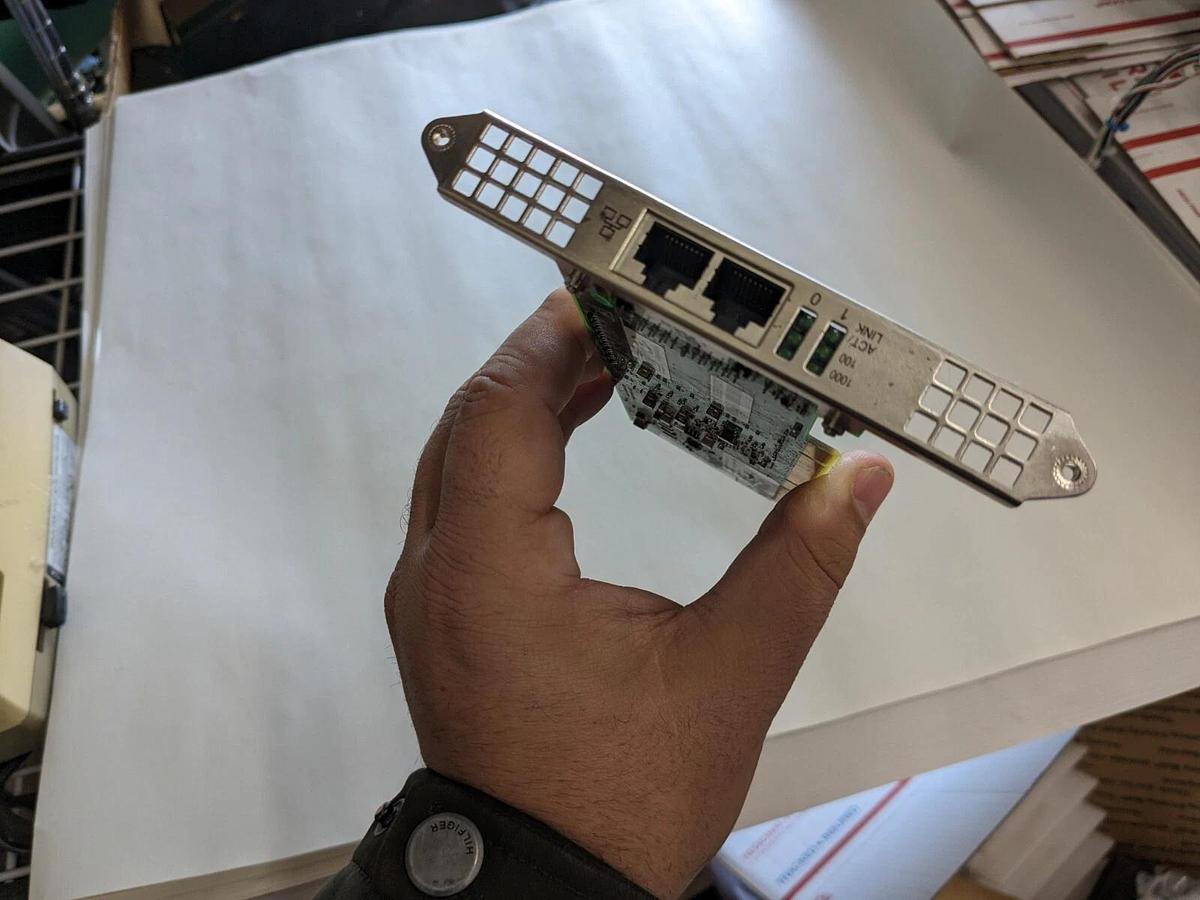 Used SILICOM PXG2BPI-BC-ROHS v1.4 DUAL PORT RJ-45 network card