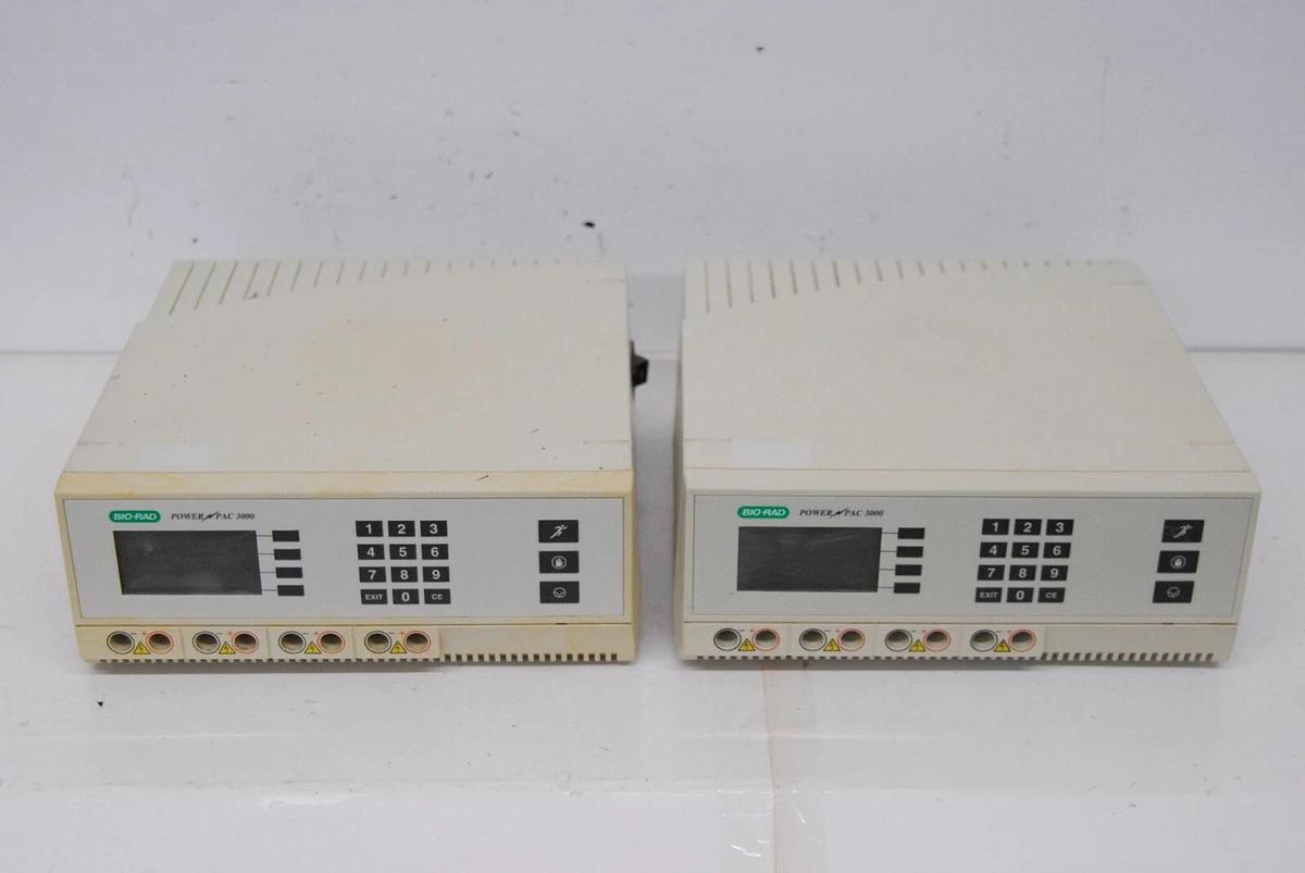 Used BIO-RAD Power Pac 3000 Electrophoresis Power Supply  (165-5056) - Lot of 2