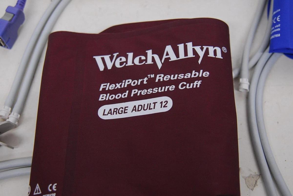 Used Welch Allyn 45NTO Vital Signs Spot LXi Patient Monitor W/ Stand, and MORE