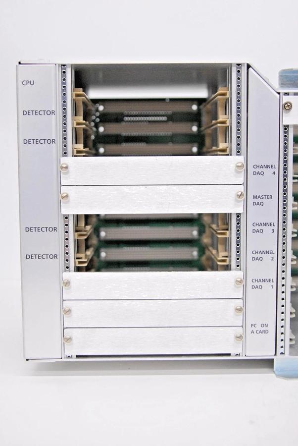 Used BD FACSAria 334350 Card Cage W/ Becton Dickinson Backplanes 331101 331071