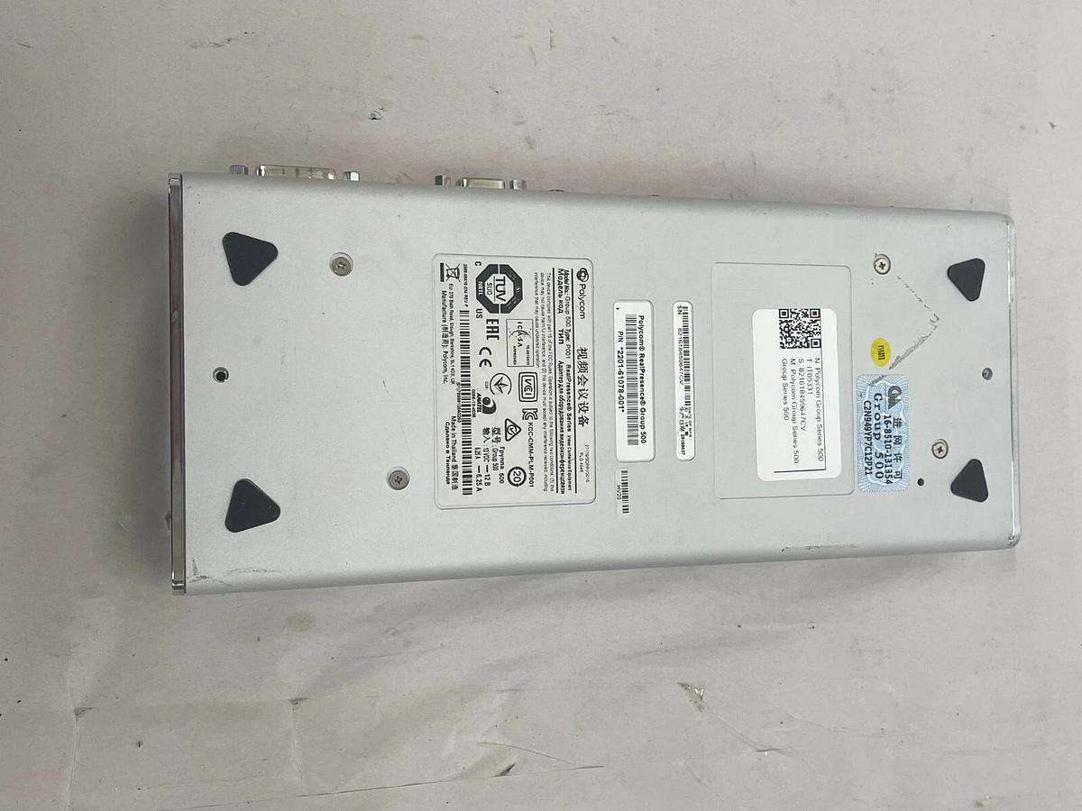 Used Polycom 2201-61078-001  RealPresence Group 500 W/ Camera, Remote, Power Adapter