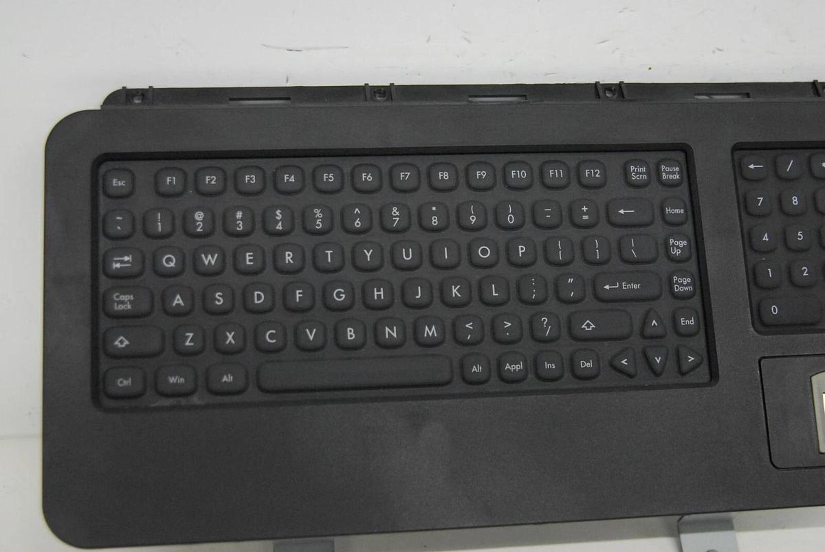 Used Omnicell Optiflex 13-1172 Keyboard W/ Authentec 45494 Fingerprint Sensor