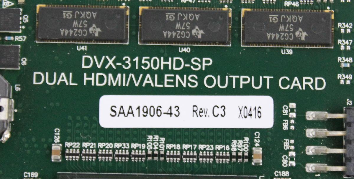 Used AMX Enova DVX-3150HD-SP SAA1906-42 Dual-Port HDMI/Valens PCIe Output Card