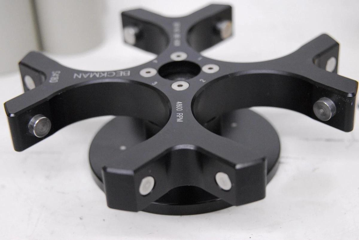 Used Beckman S4180 Swing Bucket Rotor W/ Buckets, Inserts 361230, 361234, 361222