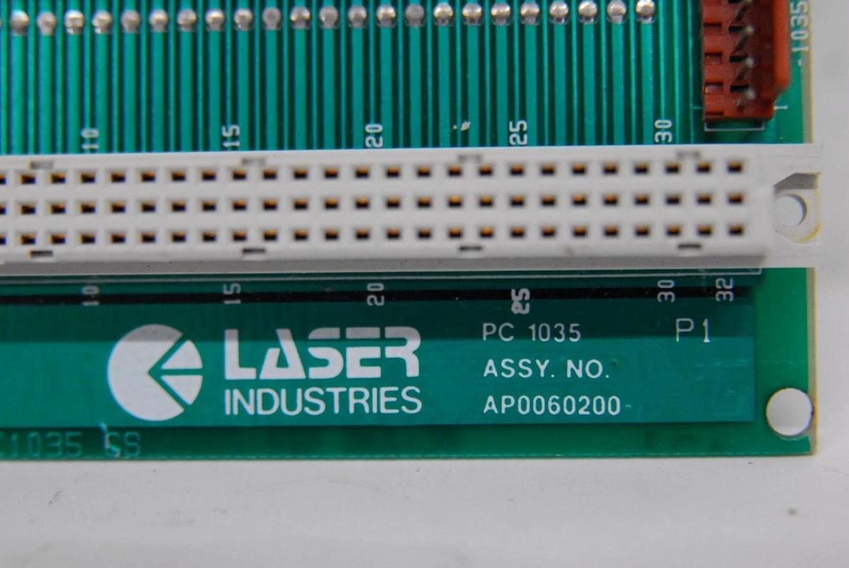 Used Laser Industries PC1035 AP0060200 5241206000 Backplane Board - Sharplan 1020