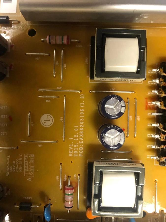 Used LG EAX66203106(1.3) POWER BOARD for LG  49SL5B-B