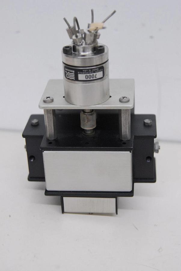 Used Rheodyne 5701 Valve Actuator W/ Rheodyne 7000 Stream Switching Valve