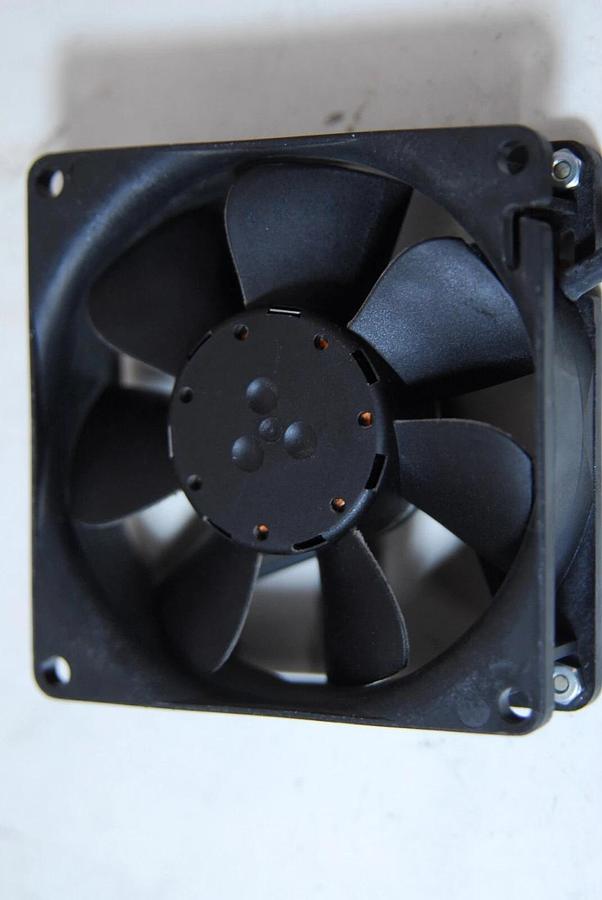 Used Anton Paar MCR 501 I/O Shield W/ Power/Temp Device Plugs, Papst 8412 NGMV Fan