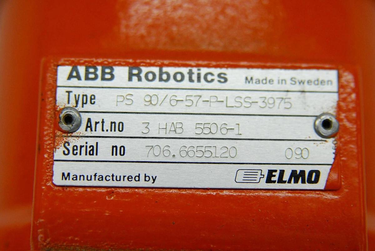 Used ABB Robotics 3HAB5506-1 PS 90/6-57-P-LSS-3975 Servo Motor