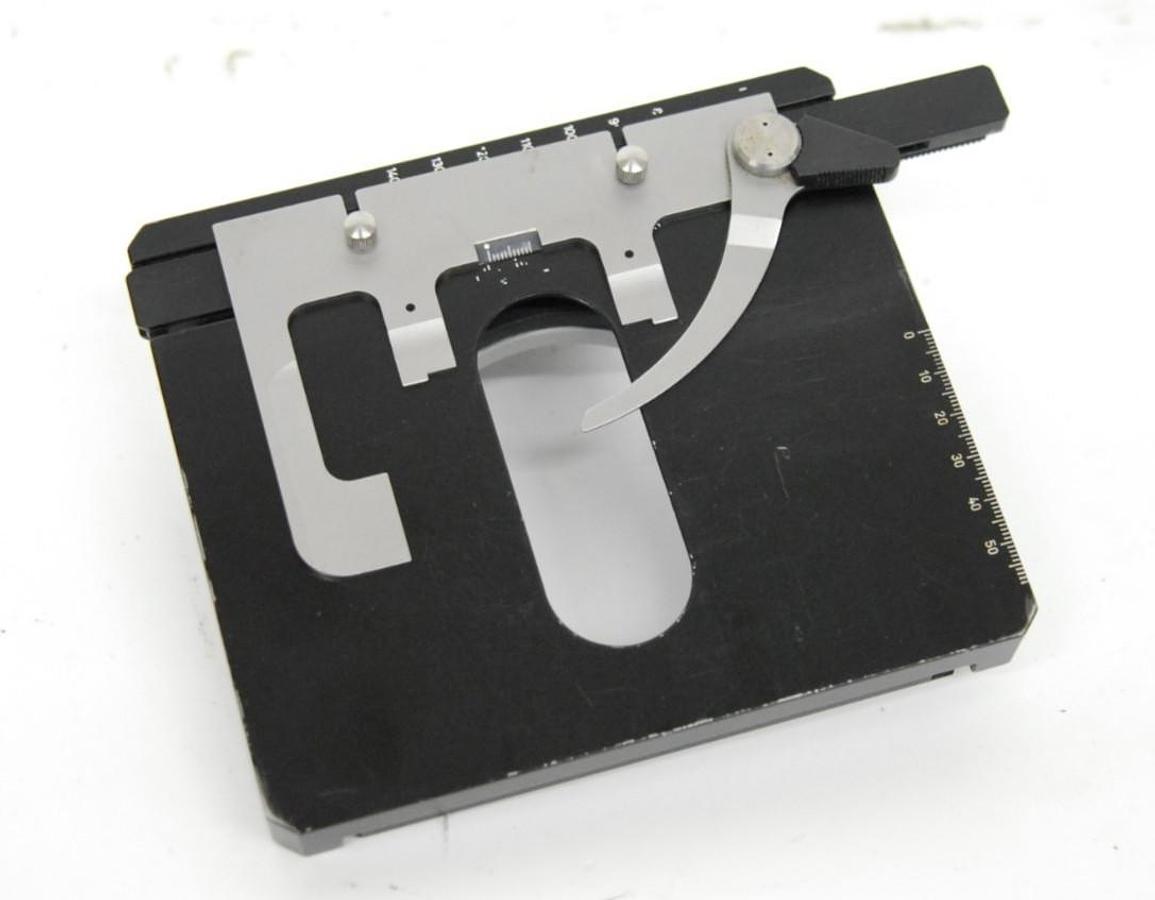 Used Zeiss 47 34 15 Mechanical Stage X-Y Stage W/ Quick Release Stage Carrier