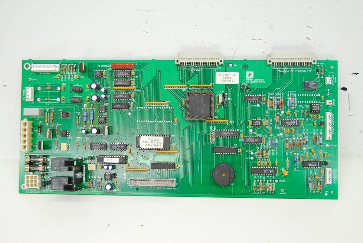 Used Forma Thermo Scientific UW-180198 190707-R4 Main Processor Board (Model 3110)