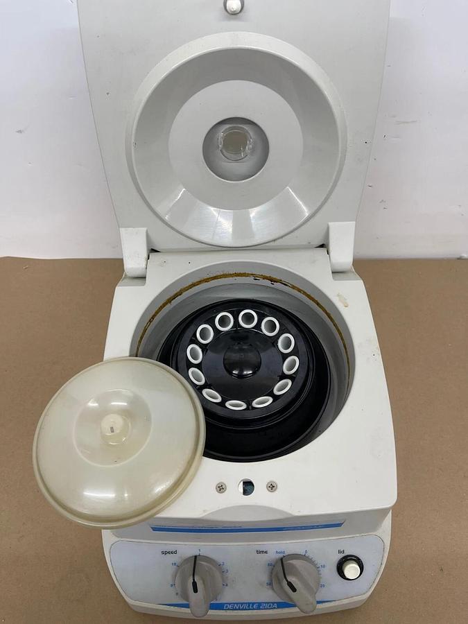 Used Denville 210A Microcentrifuge with Rotor - For Parts