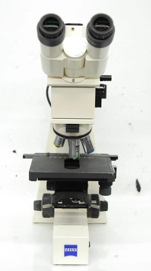 Used Zeiss Axiolab A Microscope W/ Reflective-Light Illuminator H, Epiplan Objectives