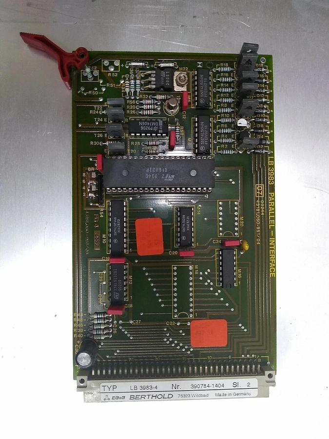 Used Berthold LB3983-4 390784-1494 Parallel-Interface Board