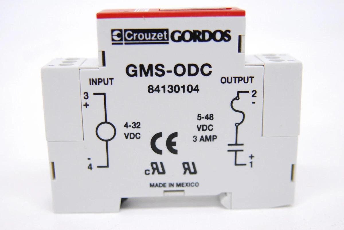 Used Crouzet Gordos GMS-ODC 84130104 Solid State Relay DC Output Module 5-48V