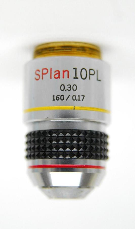 Used Olympus SPlan 10PL O-10-3 Objective - 0.30 160/0.17
