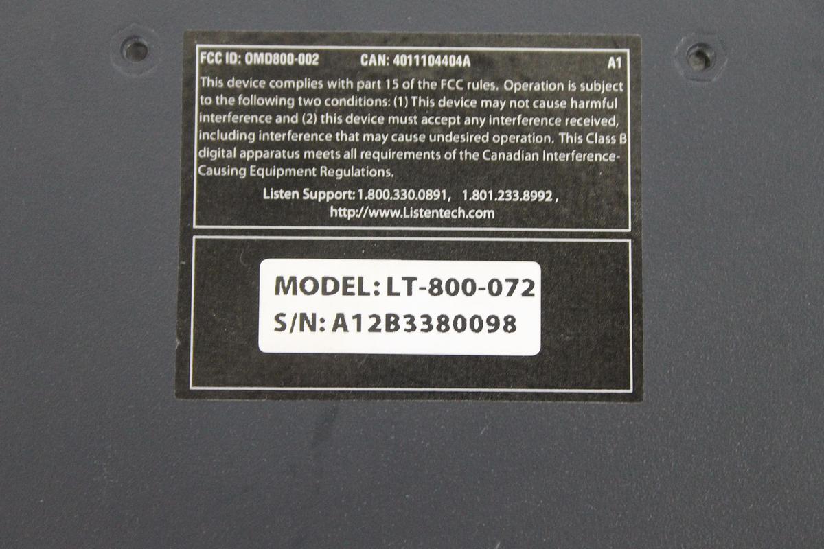 Used Listen LT800 FM Transmitter LOT OF 2