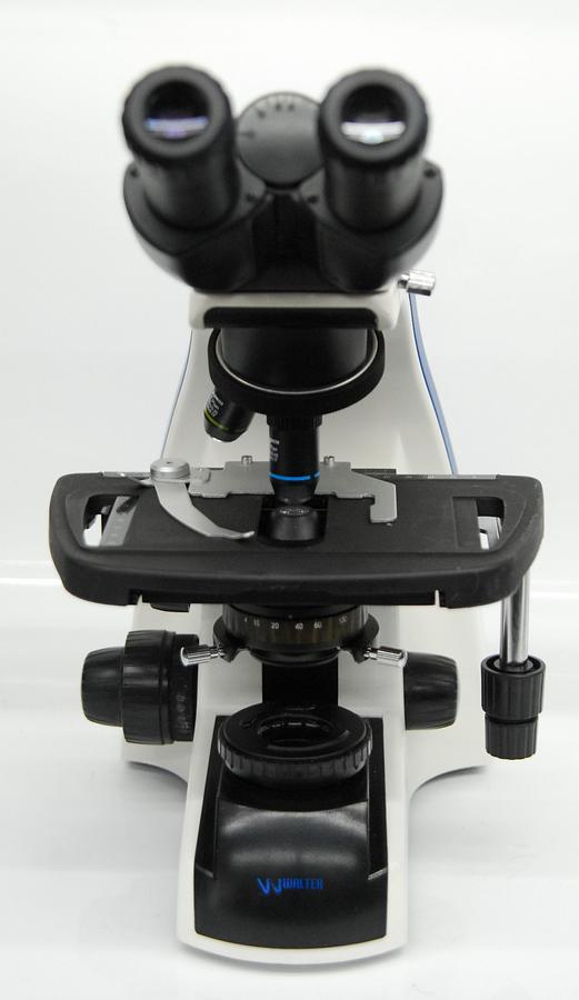 Used Walter Binocular Compound Microscope 4/10/40x Objectives - AmScope T720 Style
